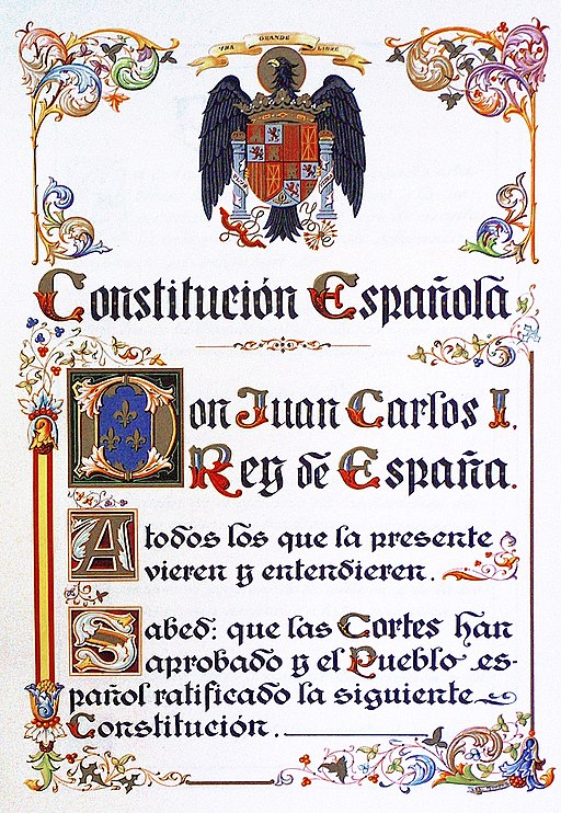 la constitución española